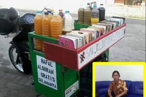 Penjual jamu ini top, gratiskan penghafal Alquran minum seumur hidup!
