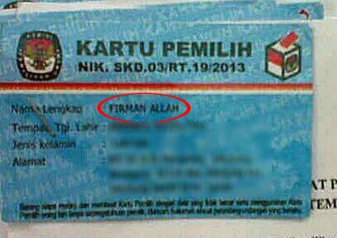 Lagi, 19 nama unik yang akan membuatmu senyum-senyum sendiri