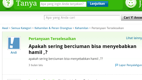 17 Pertanyaan kocak di Yahoo! Answers yang bikin ketawa geli 17 Pertanyaan kocak di Yahoo! Answers yang bikin ketawa geli