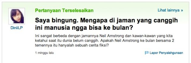 17 Pertanyaan kocak di Yahoo! Answers yang bikin ketawa geli 17 Pertanyaan kocak di Yahoo! Answers yang bikin ketawa geli