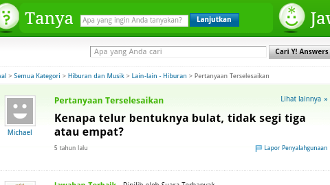 17 Pertanyaan kocak di Yahoo! Answers yang bikin ketawa geli