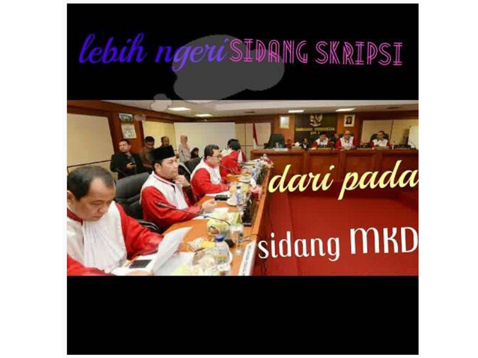 17 Meme lucu ini sindir semrawutnya sidang MKD, bikin ngakak!