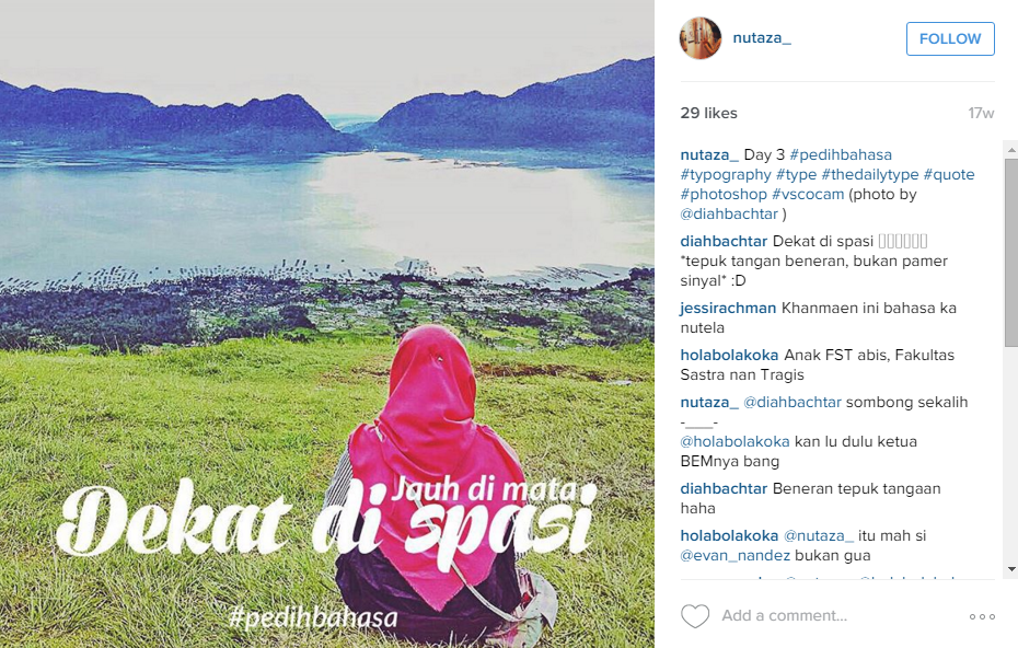 Pedihbahasa, pelesetan peribahasa yang bikin makjleb di hati!