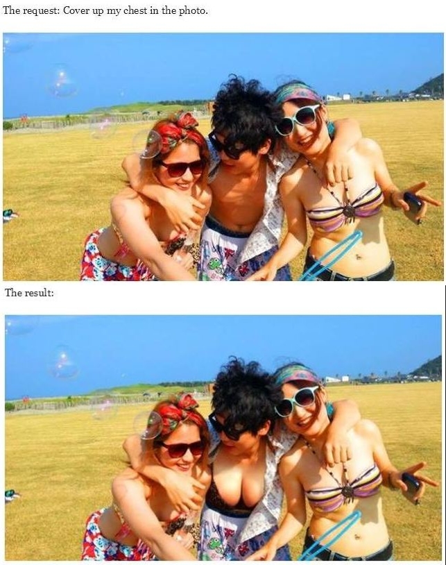 35 Orang ini minta fotonya diedit, dan hasilnya dijamin bikin ngakak! 35 Orang ini minta fotonya diedit, dan hasilnya dijamin bikin ngakak!