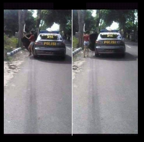 Foto mobil polisi turunkan gadis seksi di jalan sepi hebohkan netizen Foto mobil polisi turunkan gadis seksi di jalan sepi hebohkan netizen