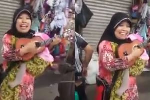 Ibu pengamen menggendong bayi ini bikin Ayu Ting Ting tersaingi