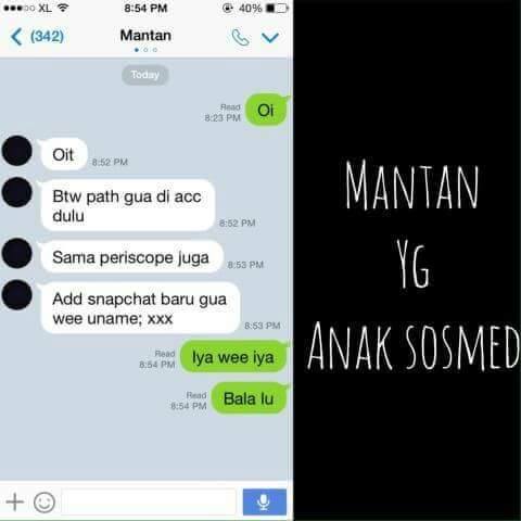 13 Tipe mantan berdasarkan cara membalas SMS, kamu yang mana?