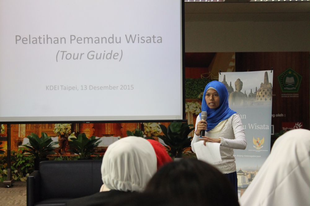 Ingin mandiri TKI berlatih menjadi pemandu wisata
