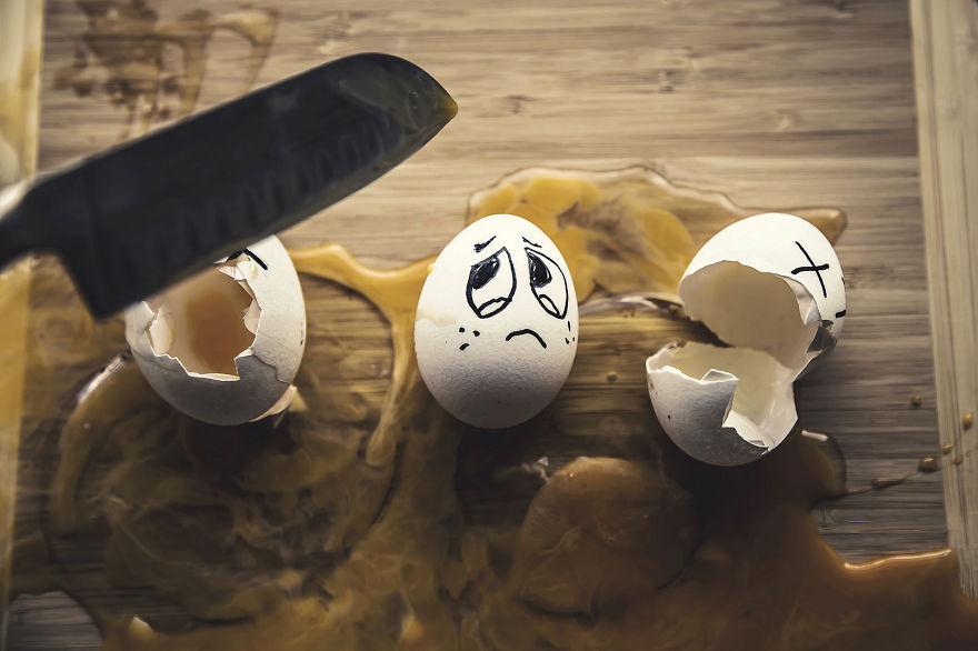 Tampilan telur-telur ini berubah jadi menggemaskan