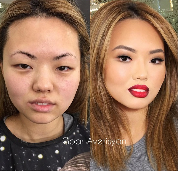 15 Foto ini buktikan kekuatan make up lebih dasyat dari Photoshop