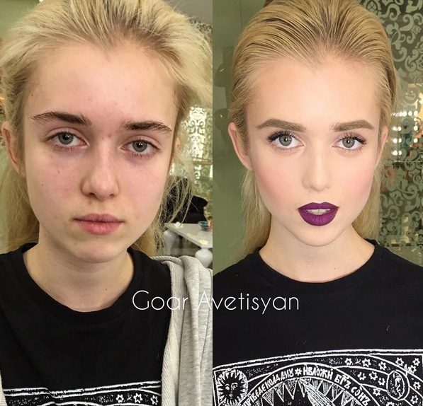 15 Foto ini buktikan kekuatan make up lebih dasyat dari Photoshop