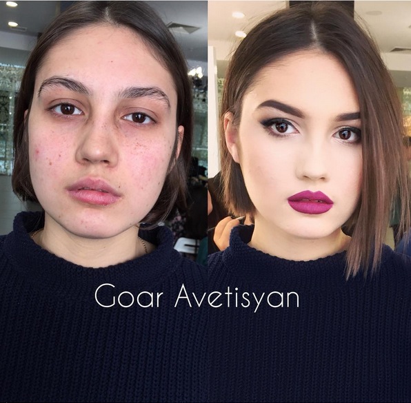 15 Foto ini buktikan kekuatan make up lebih dasyat dari Photoshop