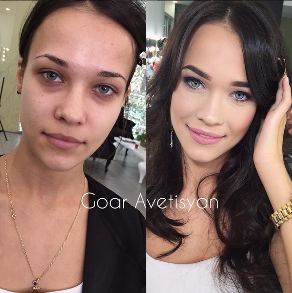 15 Foto ini buktikan kekuatan make up lebih dasyat dari Photoshop