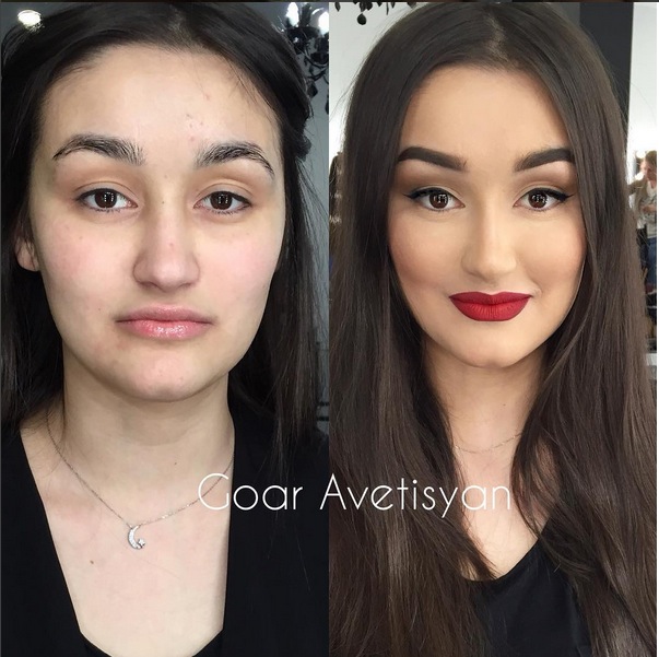 15 Foto ini buktikan kekuatan make up lebih dasyat dari Photoshop