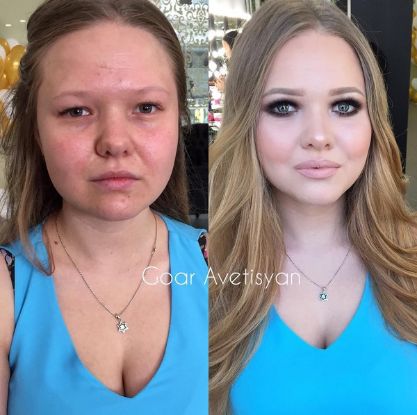 15 Foto ini buktikan kekuatan make up lebih dasyat dari Photoshop