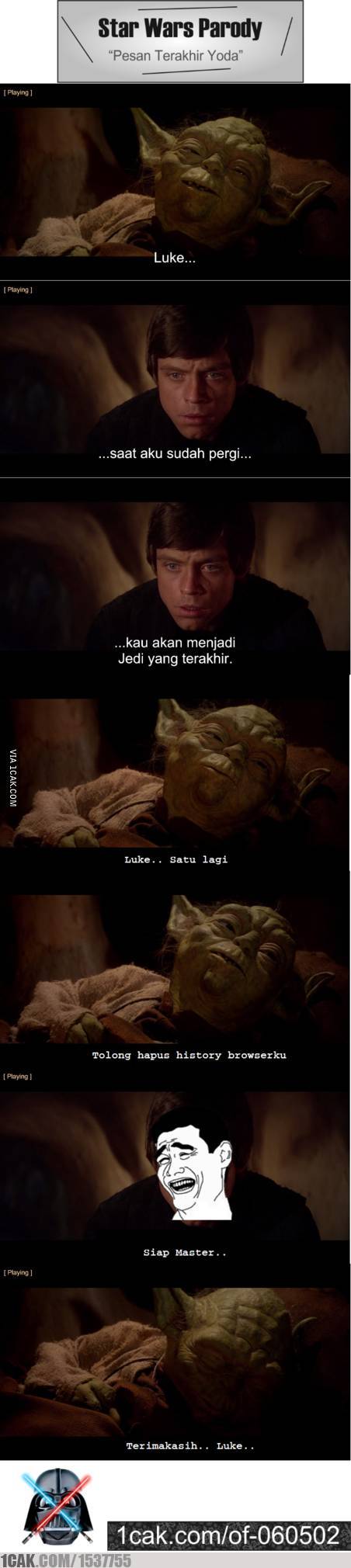 30 Meme kocak Star Wars ini bikin ketawa ngakak nggak berhenti! 30 Meme kocak Star Wars ini bikin ketawa ngakak nggak berhenti!