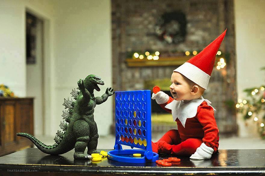 10 Aksi lucu Sinterklas cilik ini bikin Natal tambah meriah, setuju?