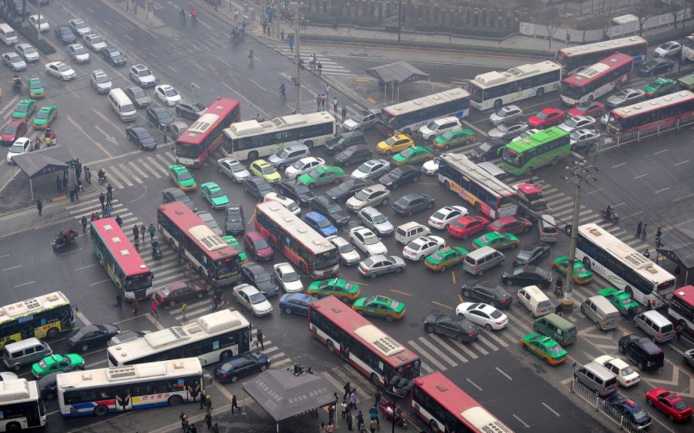  Kemacetan lalu lintas di China, parah mana dengan Jakarta?