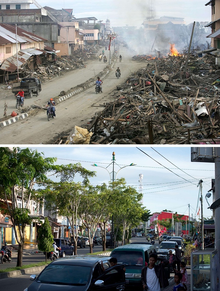 Potret kondisi terkini tempat-tempat yang dulu dihantam tsunami Aceh