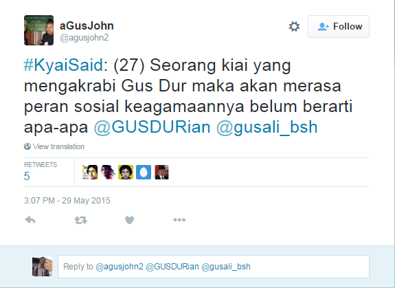 Ini kata netizen di haul Gus Dur ke-6