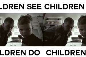 Hati-hati! Anak-anak meniru setiap tingkah lakumu, ajari yang baik ya