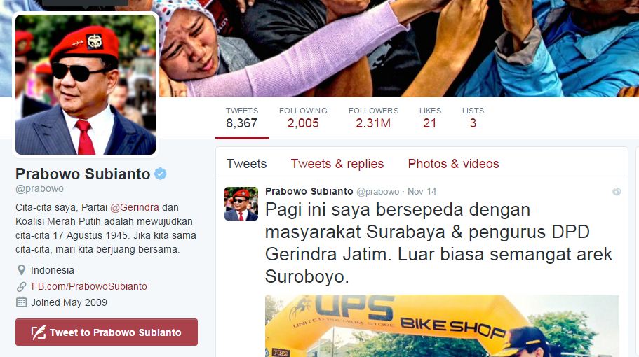 Ssttt, ini 10 tokoh Indonesia dengan followers Twitter 1 juta lebih