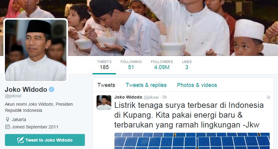 Ssttt, ini 10 tokoh Indonesia dengan followers Twitter 1 juta lebih