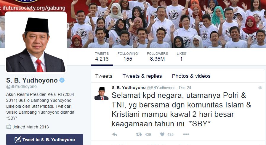 Ssttt, ini 10 tokoh Indonesia dengan followers Twitter 1 juta lebih