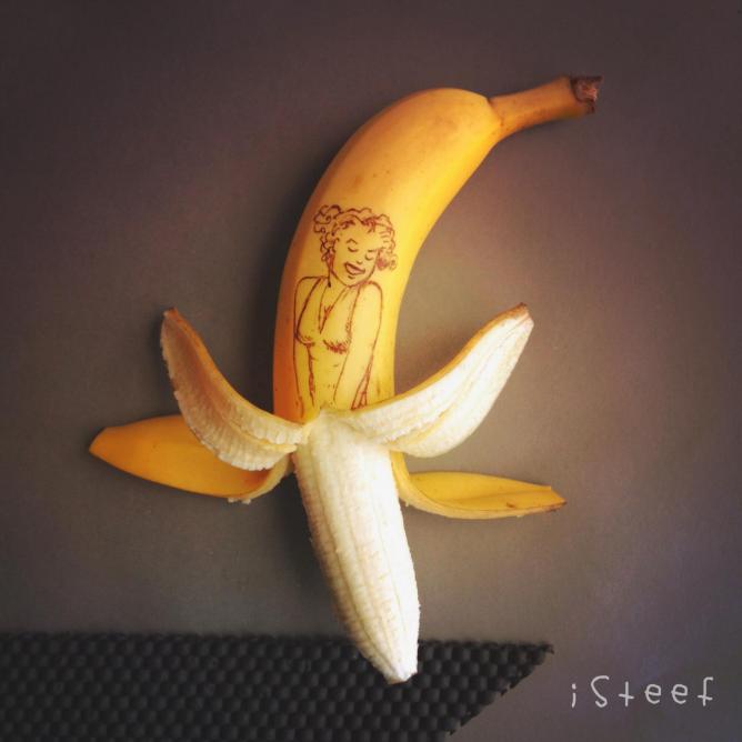 10 Karya seni berbahan pisang masak ini bikin kamu melongo, wow!