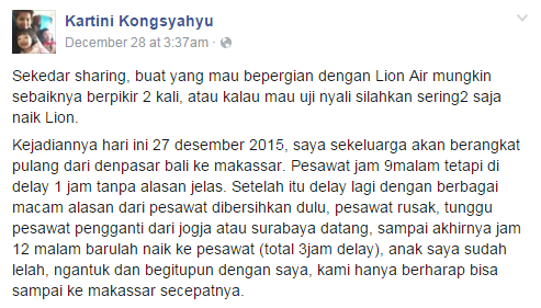 Curhat penumpang 'uji nyali' bersama Lion Air, bikin merinding!