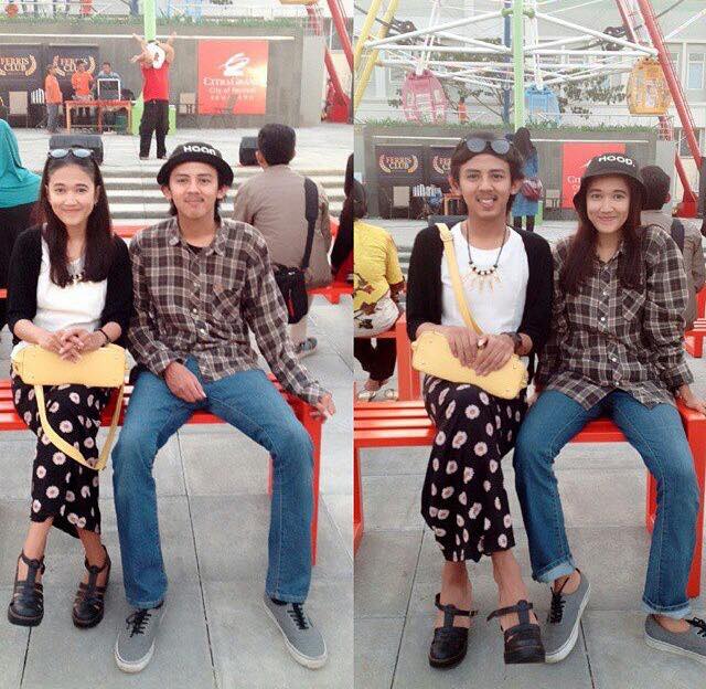 Jomblo jangan lihat! Ini 15 foto lucu tren tukar baju pacar Jomblo jangan lihat! Ini 15 foto lucu tren tukar baju pacar