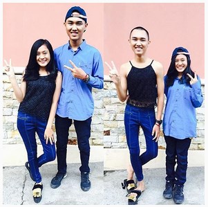 Jomblo jangan lihat! Ini 15 foto lucu tren tukar baju pacar Jomblo jangan lihat! Ini 15 foto lucu tren tukar baju pacar