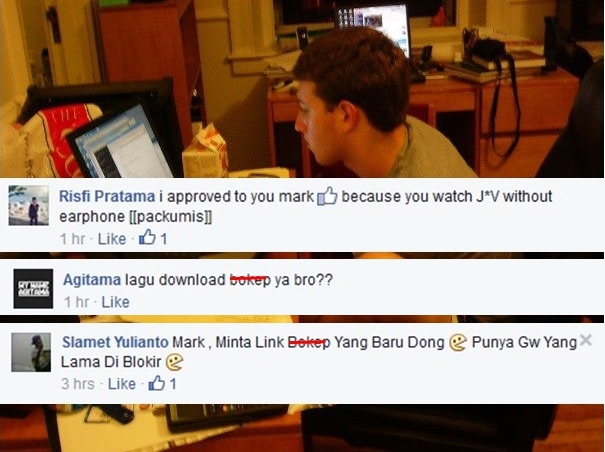 Netizen Indonesia kok gini? Komentari jorok pendiri Facebook