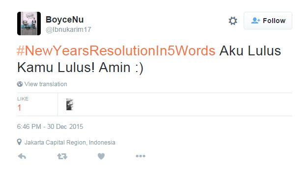 Resolusi jomblo di Twitter ini bikin semangat di 2016, perjuangkan!