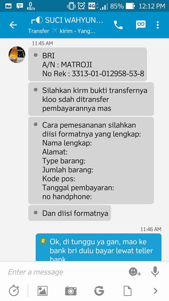 Netizen ini sukses kerjai penipu jualan online, bikin ngakak deh! Netizen ini sukses kerjai penipu jualan online, bikin ngakak deh!