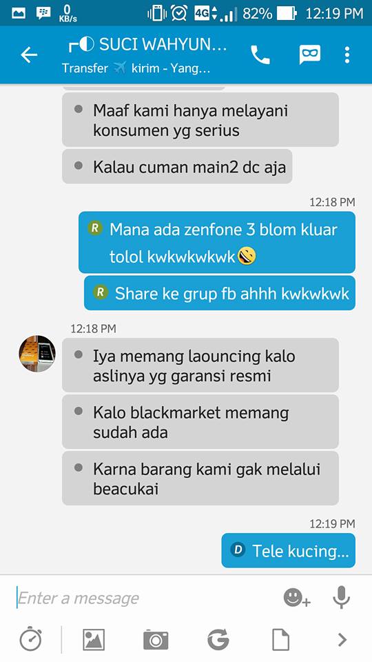 Netizen ini sukses kerjai penipu jualan online, bikin ngakak deh! Netizen ini sukses kerjai penipu jualan online, bikin ngakak deh!