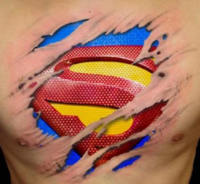 Mengintip 10 tato keren superhero yang bisa bikin kamu 'ngiler'