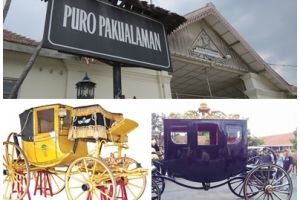 6 Kereta, salah satunya berusia 2 abad mewarnai penobatan Paku Alam X