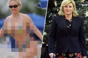 Foto viral Presiden Kroasia saat pakai bikini ternyata hoax