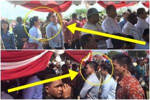 Tak dapat tempat duduk, dua anak Presiden Jokowi pilih berdiri