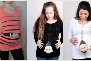 Desain kaos unik ini khusus untuk ibu hamil, jadi ingin cepat nikah