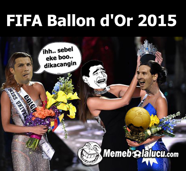 15 Meme kocak Ballon d'Or 2015 yang bikin ketawa ngakak 15 Meme kocak Ballon d'Or 2015 yang bikin ketawa ngakak