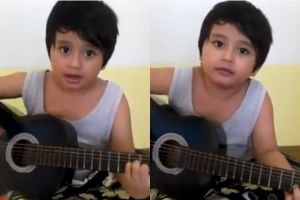 VIDEO: Ini calon musisi masa depan, bocah ganteng musikalitas tinggi!