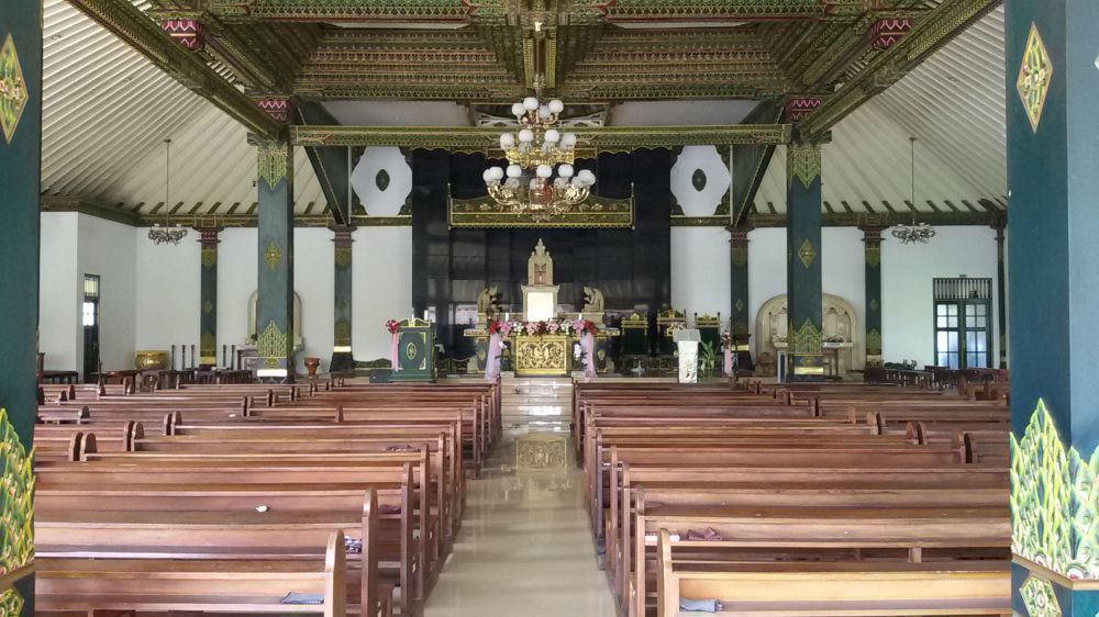Uniknya Gereja Ganjuran, kamu bisa 'bertemu' Yesus dalam balutan Jawa