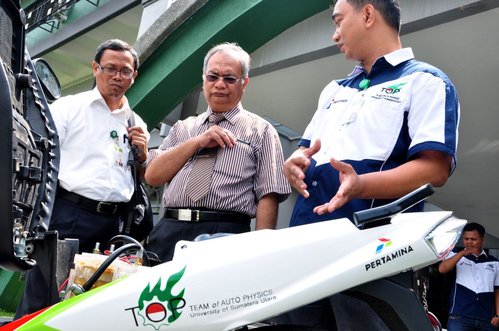 Mahasiswa Indonesia ciptakan motor berbahan bakar 'air plus', top!