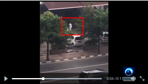 VIDEO: Baku tembak terjadi setelah ledakan