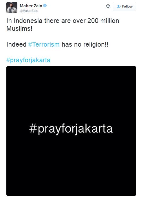 Para artis ikut bersuara soal teror di Sarinah, ini kata mereka Para artis ikut bersuara soal teror di Sarinah, ini kata mereka