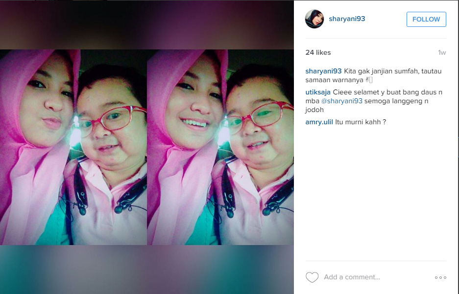 Cantiknya pacar baru Daus Mini ini, jangan iri ya!