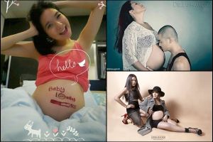 Selain Revalina S Temat, 9 selebritis ini juga pamer perut hamil