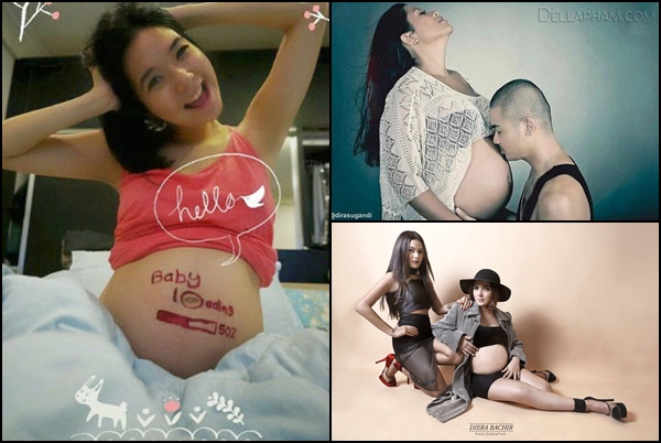 Selain Revalina S Temat, 9 selebritis ini juga pamer perut hamil